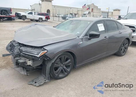 2021 Acura Tlx A-Spec Package z USA, uszkodzony, nr VIN 19UUB5F53MA001253